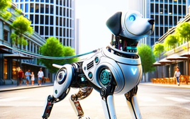Chó AI dẫn đường hỗ trợ 17 triệu người khiếm thị ở Trung Quốc