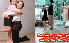 Con nhà Khánh Thi - Phan Hiển: Kubi 9 tuổi đã 2 lần vô địch thế giới, bé Anna phải "nịnh" mới chịu nhảy