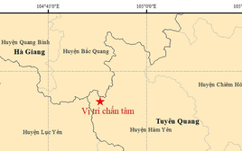 Động đất ở Tuyên Quang, nhiều tỉnh cảm nhận được rung chấn