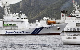 Căng thẳng mới giữa Trung Quốc và Nhật Bản trên biển Hoa Đông