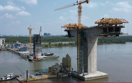 Cầu 6.950 tỷ nối TP.HCM và Đồng Nai sau gần 2 năm thi công