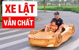 Chán làm mô hình bình thường, ông bố 9x ở Bắc Ninh chế tạo McLaren 720S lộn ngược tặng con trai