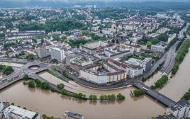 Lũ lụt nhấn chìm nhiều nơi tại châu Âu