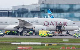 Máy bay Qatar Airways lại gặp nhiễu động nghiêm trọng khiến 12 người bị thương