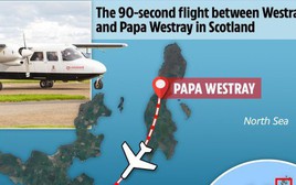 Học sinh sống trên một hòn đảo của Scotland chỉ mất 96 giây để đi đến trường!