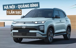 Hyundai Creta điện ra mắt: Mạnh hơn bản xăng, chạy 473km/sạc, mở xe được bằng điện thoại, đồng hồ