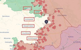 Ban công lửa ở Slavyansk-Kramatorsk