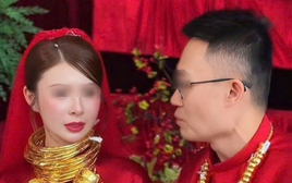 Đám cưới của cô dâu ở xã Sông Đốc, tỉnh Cà Mau gây "bão" mạng xã hội