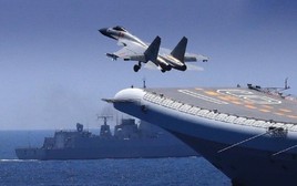 Nhóm tàu sân bay Liêu Ninh 'thách thức' phi đội chiến đấu cơ Nhật Bản