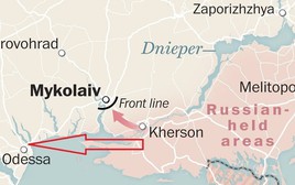 Đòn đánh xuyên Mykolaiv, chiếm Odessa trong vài tuần tới?