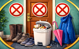 Nhà mãi xui, tiền mãi không tụ? Thủ phạm là 3 vật đại kỵ nằm ngay sau cửa chính