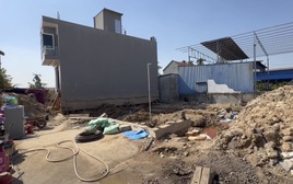 "Thần đèn" di chuyển nhà xây nhầm ở Hải Phòng: Bất ngờ phát hiện ngôi mộ