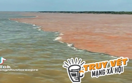 "Giải mã" hiện tượng nước có màu xanh và nâu đỏ ở ven biển Cà Mau