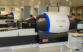 Ngắm máy soi chiếu 3D "khủng" mới toanh tại sân bay Nội Bài