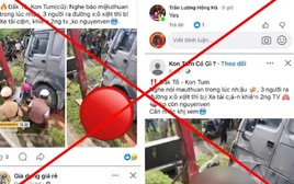 Nhiều thông tin sai lệch vụ tai nạn giao thông làm 2 người chết ở Quảng Ngãi