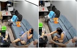 Thấy con dâu về, mẹ chồng giấu vội gói bánh trên bàn, chối 