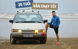 Đem Toyota Previa 35 năm tuổi lên rừng, xuống biển, chủ xe chia sẻ: ‘Biết chăm thì đi bao nhiêu, đời sâu mấy cũng chạy tốt’