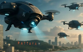 Thành phố Pattaya (Thái Lan) triển khai drone để ngăn tội phạm