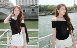 Con gái út nhà Quyền Linh khoe dáng ở Paris, dân mạng trầm trồ vì nhan sắc khác lạ, đầy khí chất của Hạt Dẻ