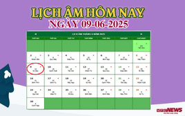 Lịch âm 9/6 - Âm lịch hôm nay 9/6 chính xác nhất - lịch vạn niên 9/6/2025