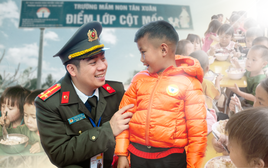 Thượng úy công an xây trường, "nấu cơm" cho hàng nghìn em nhỏ: "Người tốt ngoài kia thì nhiều lắm"