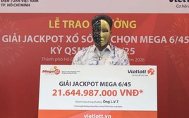 Một nhân viên văn phòng tại TP.HCM vừa trúng Vietlott hơn 21 tỷ đồng