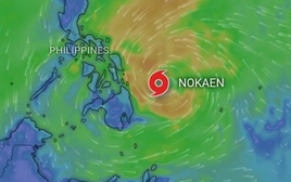 Áp thấp nhiệt đới mạnh lên thành bão Nokaen