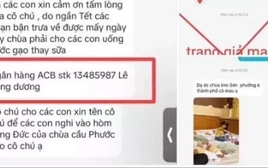 Cà Mau: Chùa Kim Sơn bị mạo danh kêu gọi tiền từ thiện trên mạng xã hội