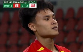 Minh Phúc phá "dớp" thẻ đỏ kéo dài suốt 6 năm, còn đem đến bàn thắng giúp U23 Việt Nam vào bán kết U23 châuÁ