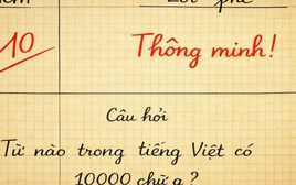 Từ tiếng Việt nào có 10.000 chữ G? - 99,99% bó tay!