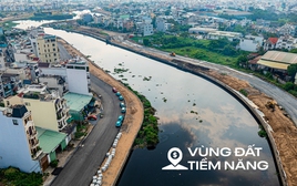 Dự án cải tạo kênh 9.000 tỷ, dài nhất TP.HCM: Đoạn đã “khoác áo mới”, đoạn vẫn ngổn ngang bùn đất