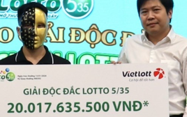Một thanh niên trúng Vietlott hơn 20 tỉ đồng "hết sức bất ngờ"