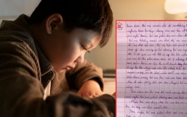 Bức thư cậu bé ở Hà Nôị khiến nhiều người giật mình: "Bố mẹ nghĩ thế là quá sai rồi... đấy chính là áp lực lớn nhất của con"