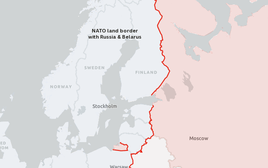 Pháo đài mới trỗi dậy dọc biên giới Nga