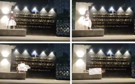 Xử phạt 7,5 triệu đồng người đàn ông khỏa thân chụp ảnh trước cổng trường đại học