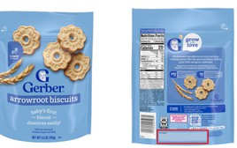 Nóng: Thu hồi bánh ăn dặm cho trẻ Gerber do bột làm bánh không an toàn