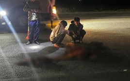 Thanh niên chết trên quốc lộ nghi có liên quan đến xe tải chở quặng sắt