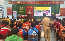 Công an kiểm tra 71 shipper của 6 công ty