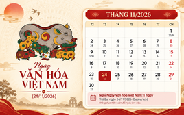 Người lao động được nghỉ 1 ngày dịp Ngày Văn hóa Việt Nam 2026