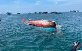 Chìm tàu gần vịnh Mũi Né