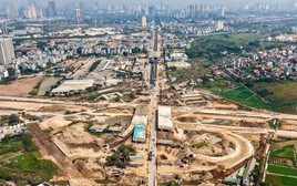 Diện mạo nút giao Vành đai 4 ở cửa ngõ Tây Nam Hà Nội