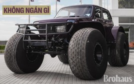 Anh em chơi Lada Niva tại Việt Nam có thể tham khảo bản 'chân voi' chất chơi này: Máy bé hạt tiêu nhưng cày bùn, lội nước như chơi