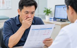 Miễn cưỡng đi khám vì vợ giục, người đàn ông 40 tuổi ngã ngửa khi 3 chỉ số đỏ lừ