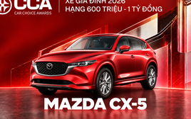 Mazda CX-5 thắng giải ‘Xe gia đình’ tầm giá 600 triệu - 1 tỷ đồng tại CCA 2026, vượt sát nút Toyota Innova Cross