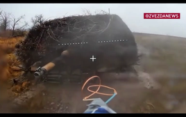 Công bố video drone phá tan xe tăng Abrams ở Zaporizhzhia