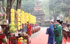 Các nhà ngoại giao nước ngoài trải nghiệm nghi lễ Tết cung đình của Việt Nam