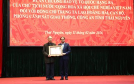 Truy tặng Huân chương Bảo vệ tổ quốc cho Trung tá CSGT hy sinh ở Thái Nguyên