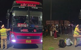 Một xe khách bị phạt số tiền ‘khủng’ - gần 200 triệu đồng ngày cận Tết