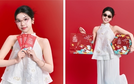 Trịnh Hà Vy bùng nổ visual trong bộ sưu tập Tết của Kính Mắt Anna