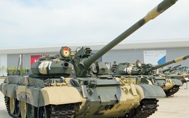 Xe tăng T-55AM có khả năng phóng tên lửa xuất hiện trên chiến trường